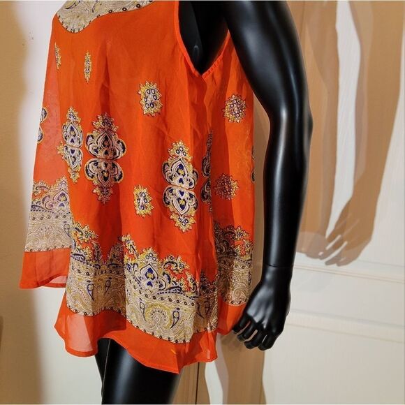 BRAND NEW COLOR OF INDIA SLEEVELESS ROUNDNECK LINE WOMEN"S TOP - Picture 4 of 16